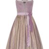 Midi Dirndl 65 cm flieder taupe Sina 014680