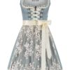 Mini Dirndl 60 cm hellblau creme Daria 014455