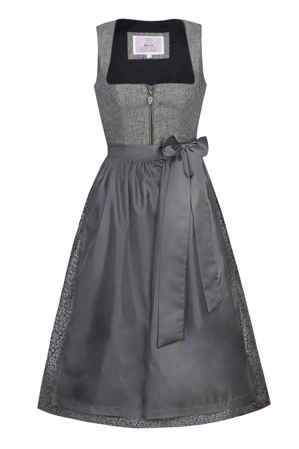 Dirndl GUSTA mit Leinen-Mieder (75 cm)