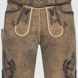 Lederhose Emil mit Gürtel