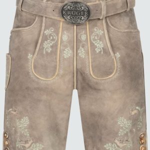 Lederhose Lennard mit Gürtel