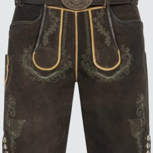 Lederhose Brandon mit Gürtel