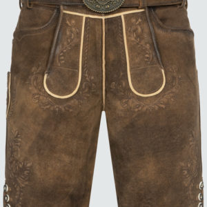 Lederhose Brandon mit Gürtel