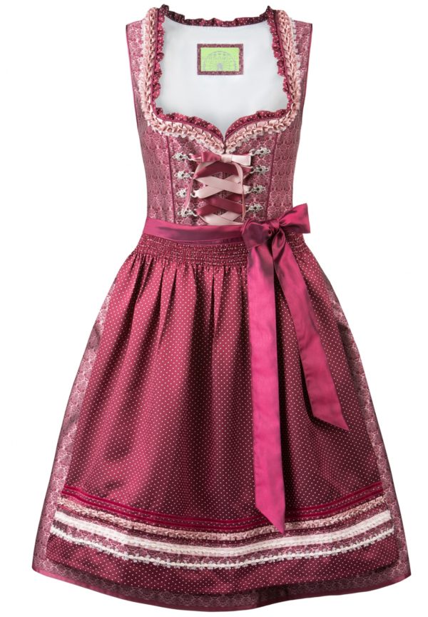 Dirndl Giselle (bordeaux