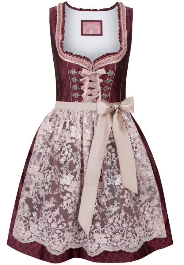 Dirndl Rosalinde (bordeaux