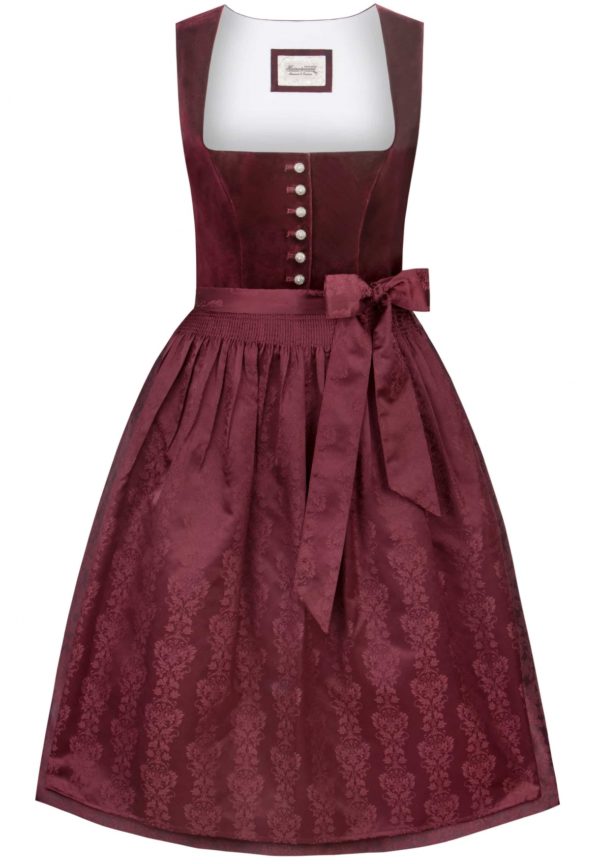 Dirndl Viktoria (bordeaux