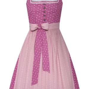 Mini Dirndl 60 cm beere altrosa Laureen 009196