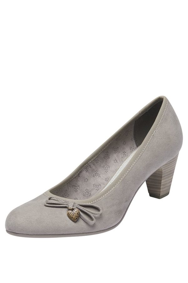 Trachten Pumps grau Susi 010975