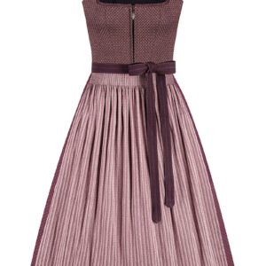 Dirndl lang 80 cm aubergine Stretch Martha 015474