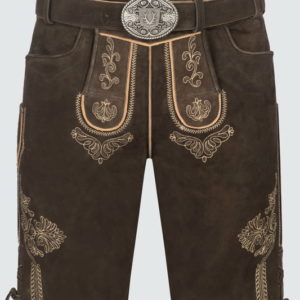 Lederhose Benett mit Gürtel