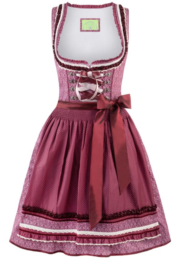 Dirndl Angelica (bordeaux