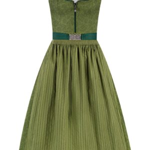 Dirndl lang 85 cm grün gemustert Britta 011872