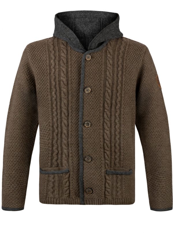 Trachtenstrickjacke Milan (tobacco