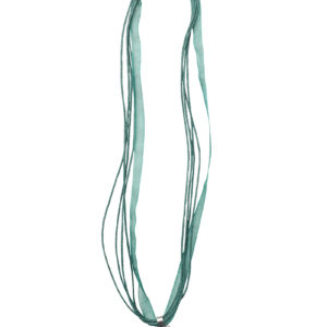 Collier mit Edelweissanhänger 000157 ~ dunkelgrün