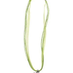 Collier mit Edelweissanhänger 000157 ~ hellgrün