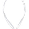 Collier mit Edelweissanhänger 000157 ~ weiß