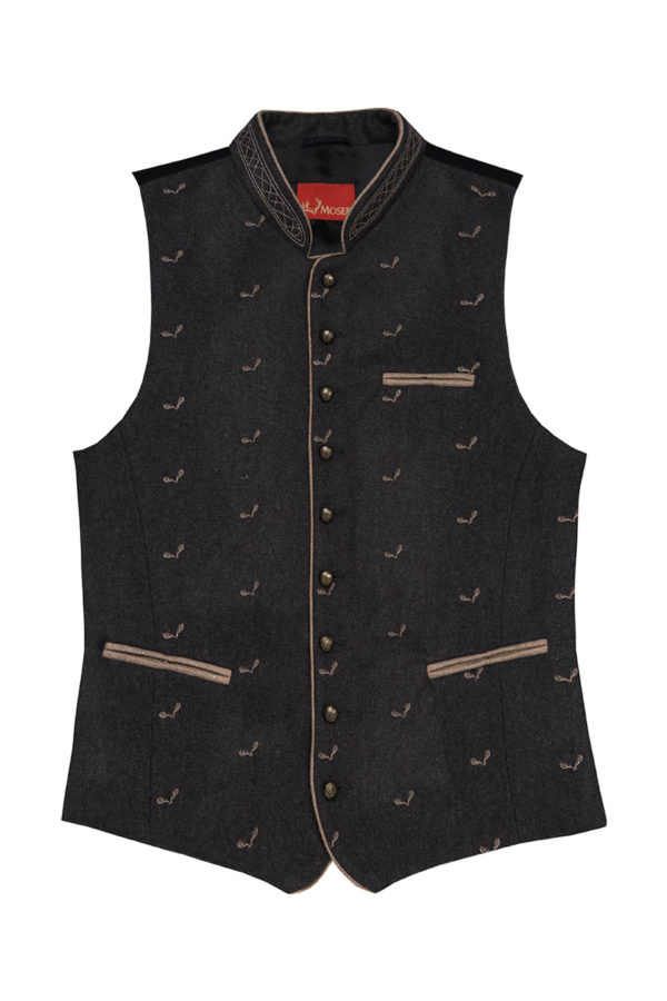 Trachtenweste anthrazit Benjamin 002162 ~ 56