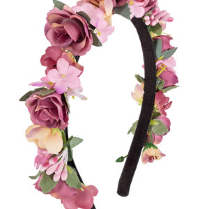 Haarreif mit Rosen ~ altrosa