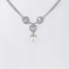 Collier mit Herzen und Perle