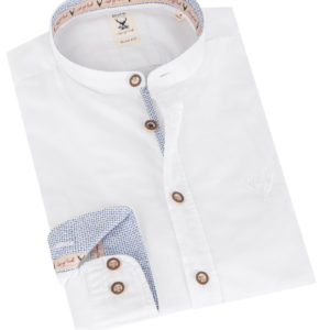 Trachtenhemd OLIVER (slim fit) ~ blau ~ L