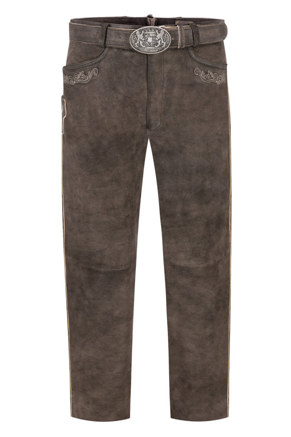 Lederhose PAUL ~ 46 ~ steingrau