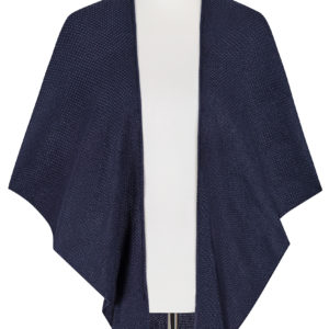 Poncho DORA ~ dunkelblau