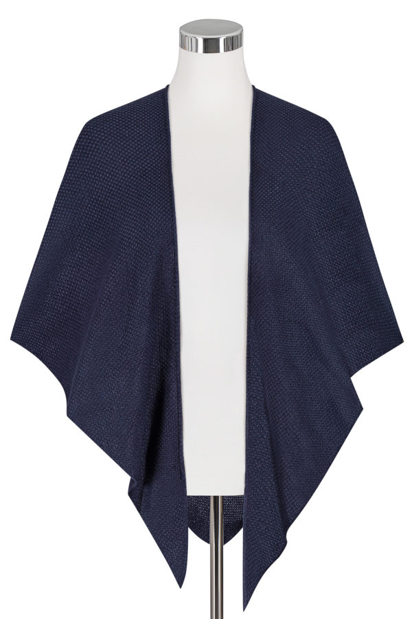 Poncho DORA ~ dunkelblau