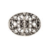 Schürzenschließe oval altsilber ~ altsilber