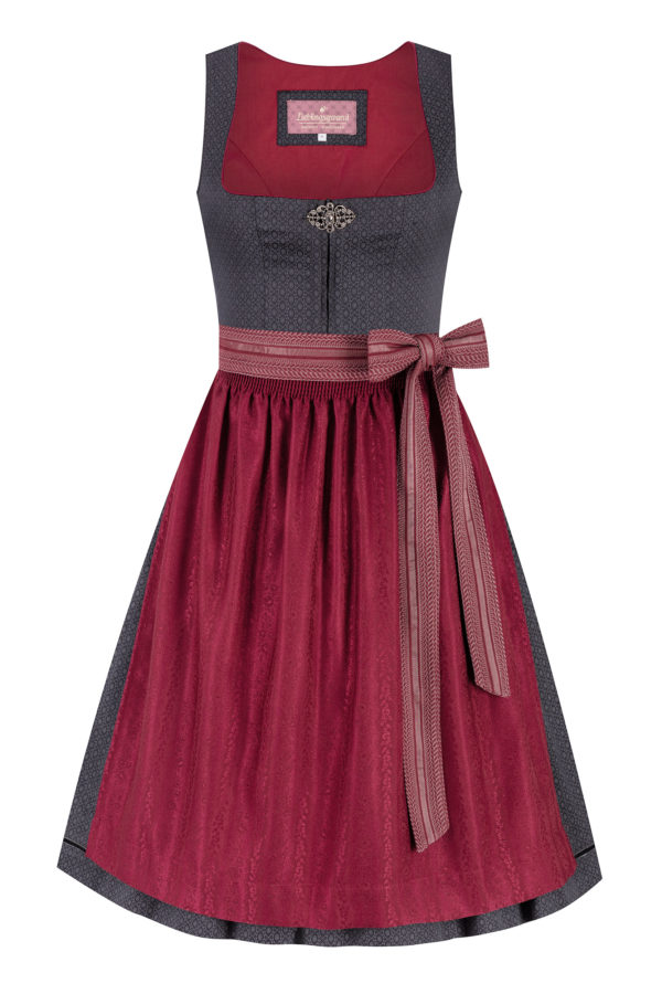 Dirndl HERTA (65 cm) ~ 32 ~ anthrazit