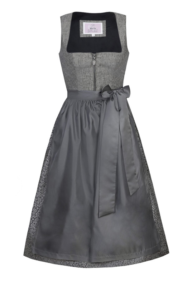 Dirndl GUSTA mit Leinen-Mieder (75 cm) ~ 32