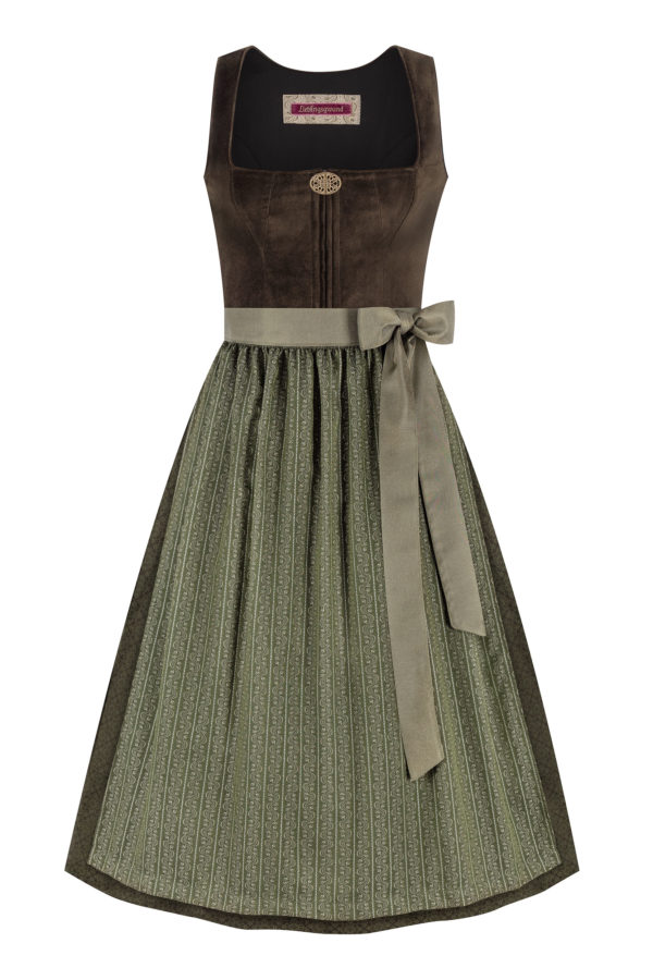 Dirndl SARAH (80 cm) ~ 34 ~ oliv