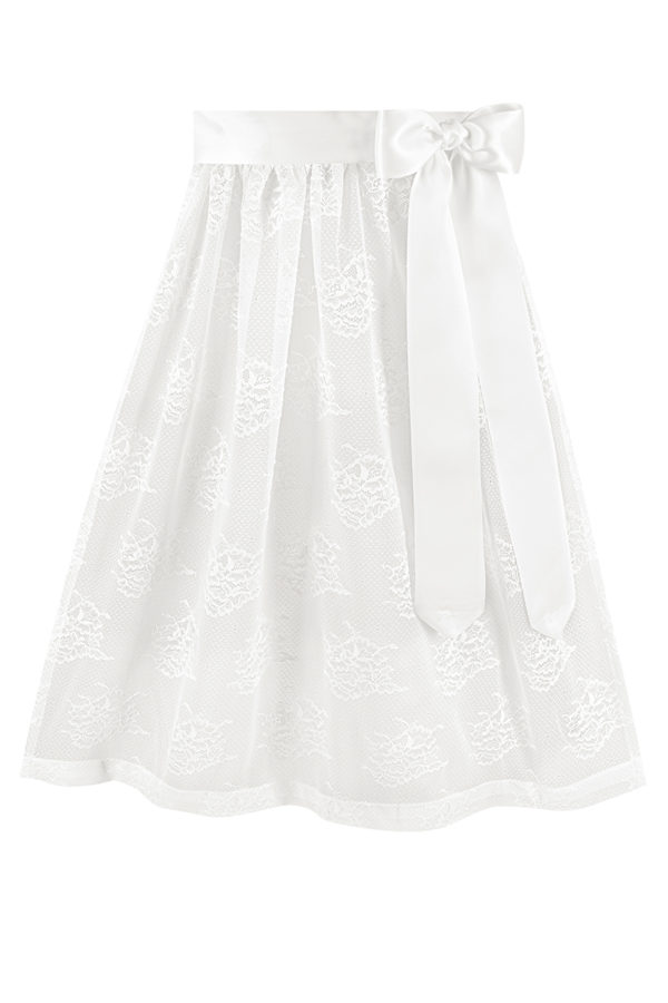 ​Dirndlschürze mit Rosenmuster (65 cm) ~ L