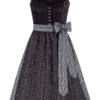 Dirndl VALERIE (70 cm) ~ 32 ~ schwarz