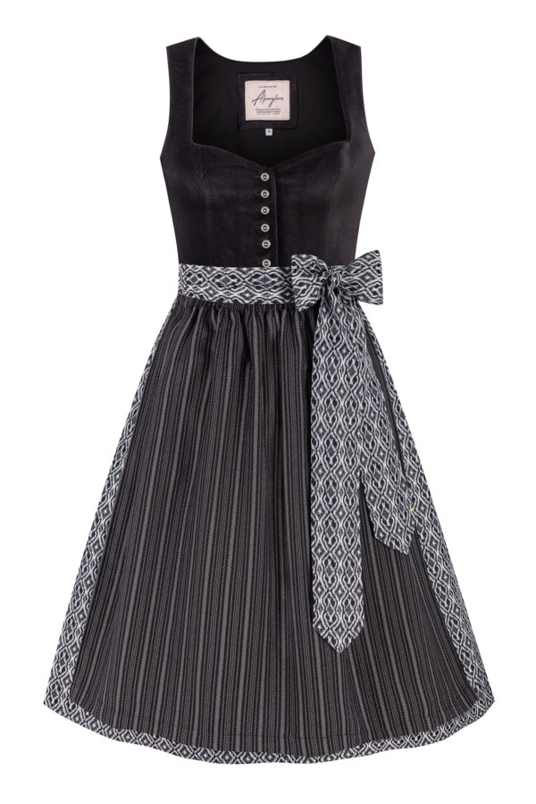 Dirndl VALERIE (70 cm) ~ 32 ~ schwarz