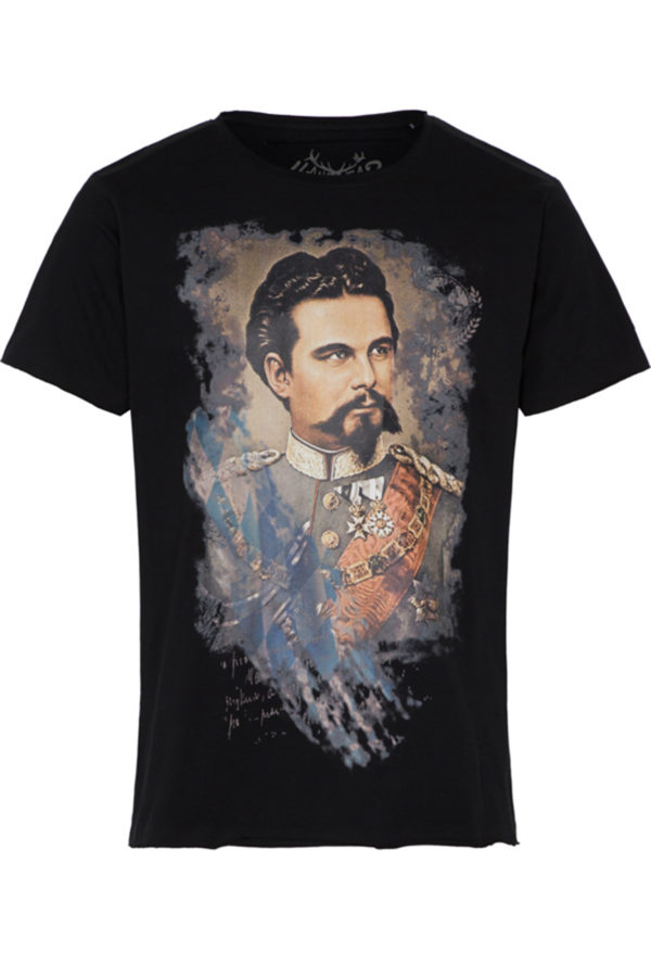 Trachtenshirt WIGGERL ~ schwarz ~ 3XL