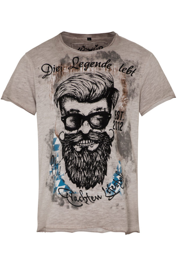 Trachtenshirt DONISL BAVARIA ~ 3XL ~ hellbraun