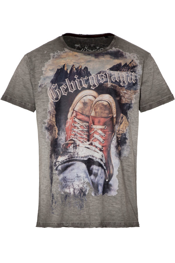 Trachtenshirt AMADEUS ~ 3XL ~ grau