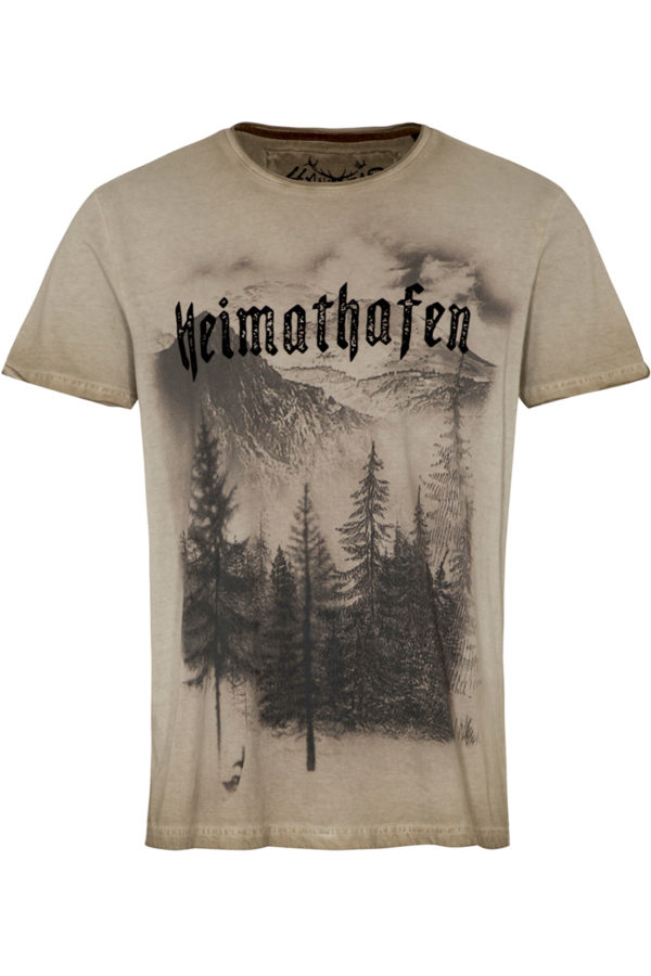 Trachtenshirt DARIUS ~ beige ~ 3XL