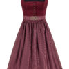Dirndl KATHARINA (70 cm) ~ 32 ~ dunkelrot