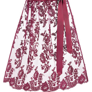 Dirndlschürze mit Blumenstickerei ~ L