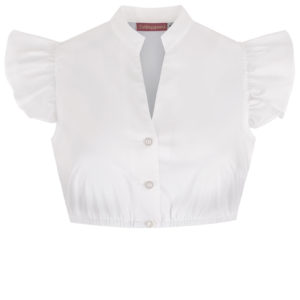 Dirndlbluse LEONIE ~ 30 ~ weiß