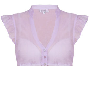 Dirndlbluse WALDBRUNN flieder ~ 30
