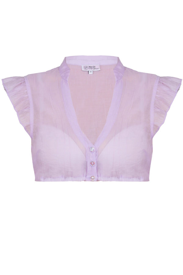 Dirndlbluse WALDBRUNN flieder ~ 30