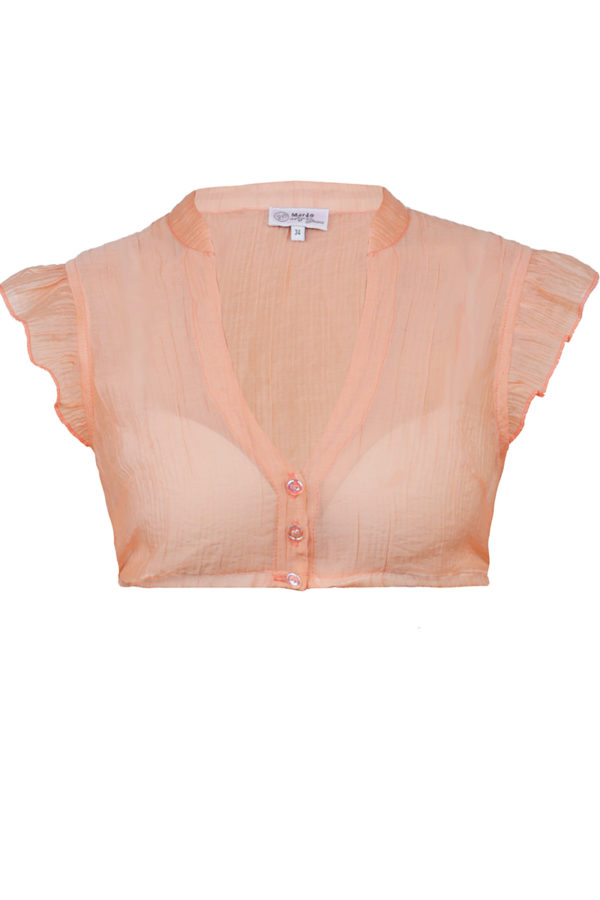 Dirndlbluse WALDBRUNN peach ~ 30