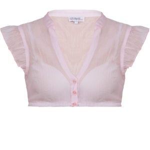 Dirndlbluse WALDBRUNN puderrosa ~ 30