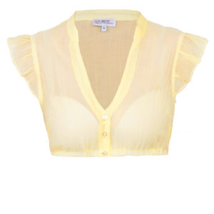 Dirndlbluse WALDBRUNN zitrone ~ 30