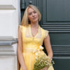 Dirndl INSINGEN (65 cm) zitrone ~ 30