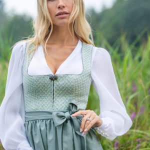 Dirndl NEURIED (70 cm) gletscher ~ 30 ~ petrol