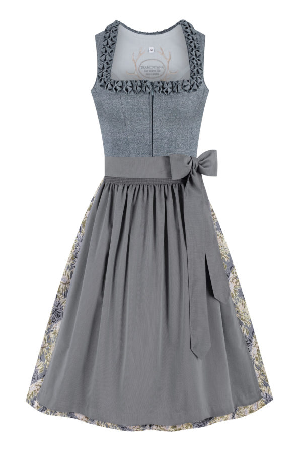 Dirndl TAMARA (70 cm) ~ 32 ~ blaugrau