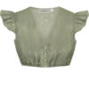 Dirndlbluse DIANA ~ oliv ~ 30